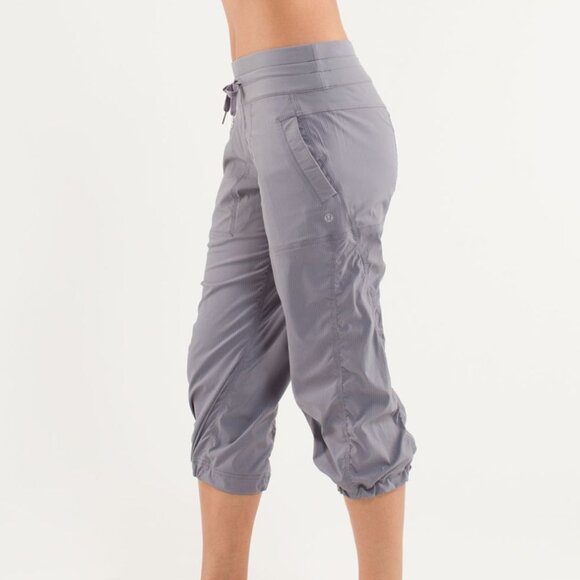 Lululemon Studio Crop Fossil Size 6 - Picture 9 of 10